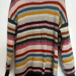 Vintage wool Striped Multicolor Women's Sweater